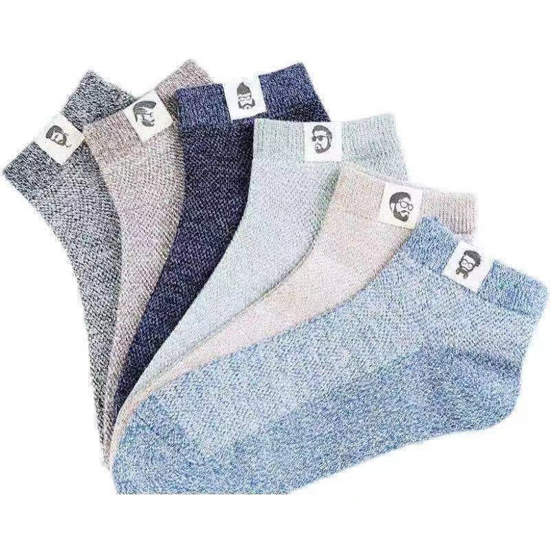 🔥🧦KUPI 5 PAROVA, DOBIJEŠ 5 PAROVA GRATIS【35–42】Muške ljetne lagane, prozračne i dezodorirajuće pamučne čarape